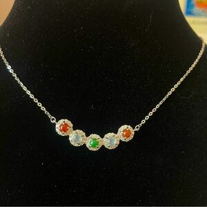 Certified Natural Burmese Jadeite Necklace